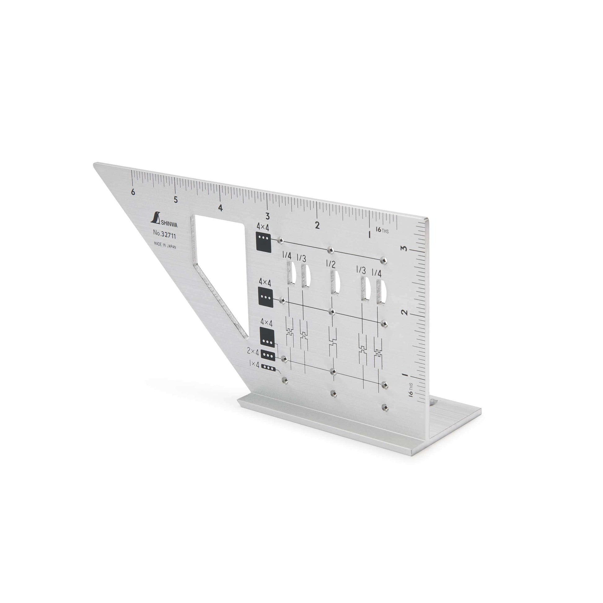 Miter Rule - 3D - For 2" x 4  " Lumber - Aluminum