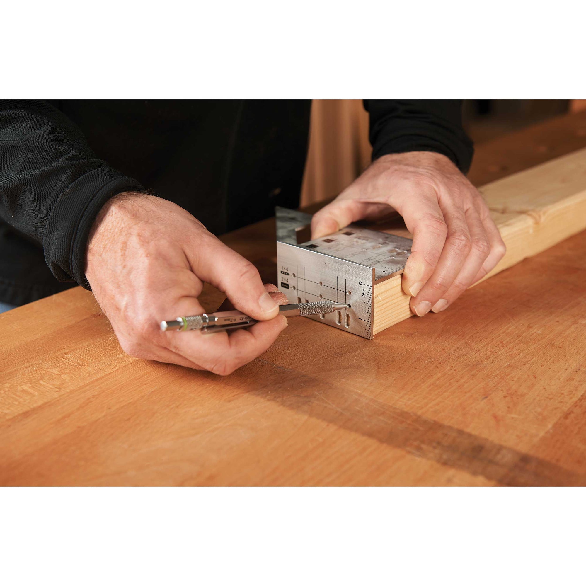 Miter Rule - 3D - For 2" x 4  " Lumber - Aluminum