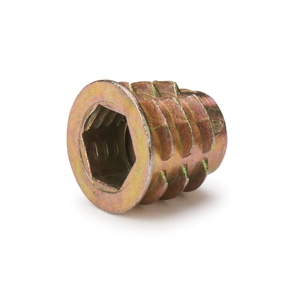 Thread Insert Flanged E-Z Lok - E-Z Hex 5/16-18 Threaded Insert - Flanged - 25 Piece | Woodcraft