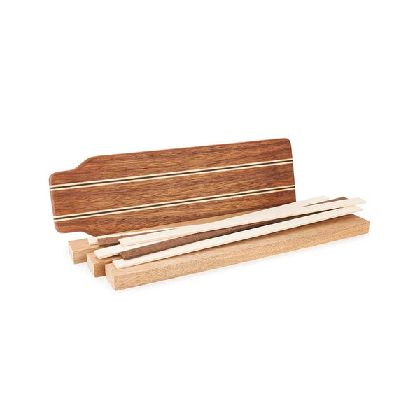Exotic Cutting Board Kit – Angelique, Maple & Wenge, 3/4