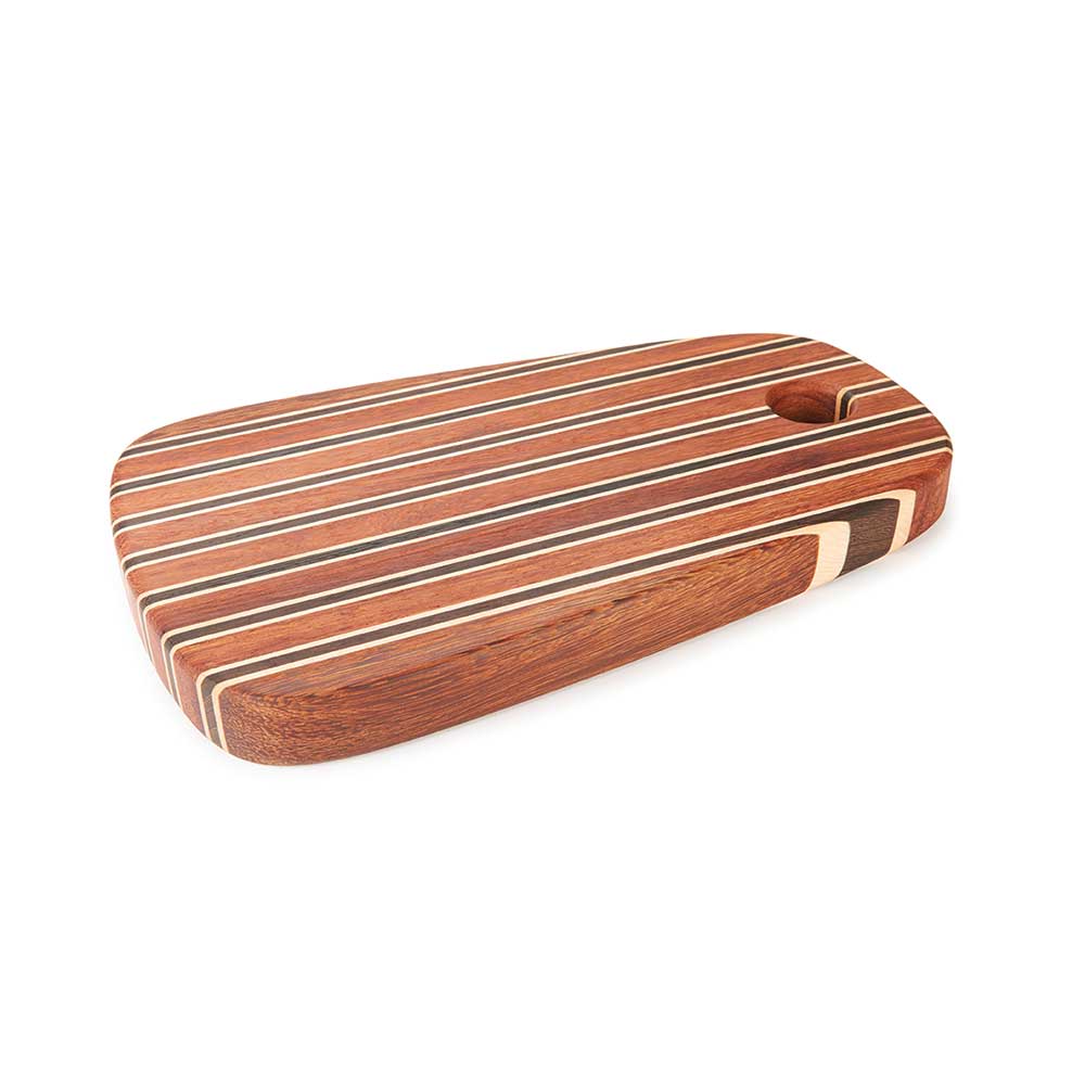 Exotic Cutting Board Kit - 1-1/2" x 10" x 16" - Andira, Hard Maple & Wenge