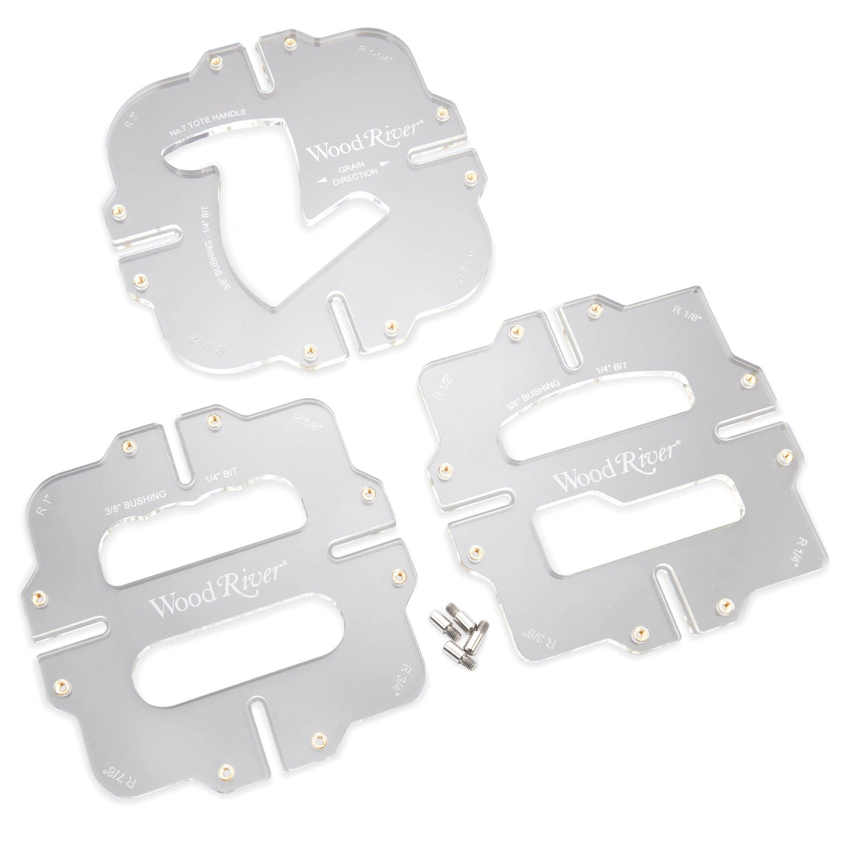 Large Radius Router Jig WoodRiver Corner Radius Router Jig Template Set - 3 Piece | Woodcraft