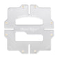 Corner Radius Router Jig Template Set - 3 Piece