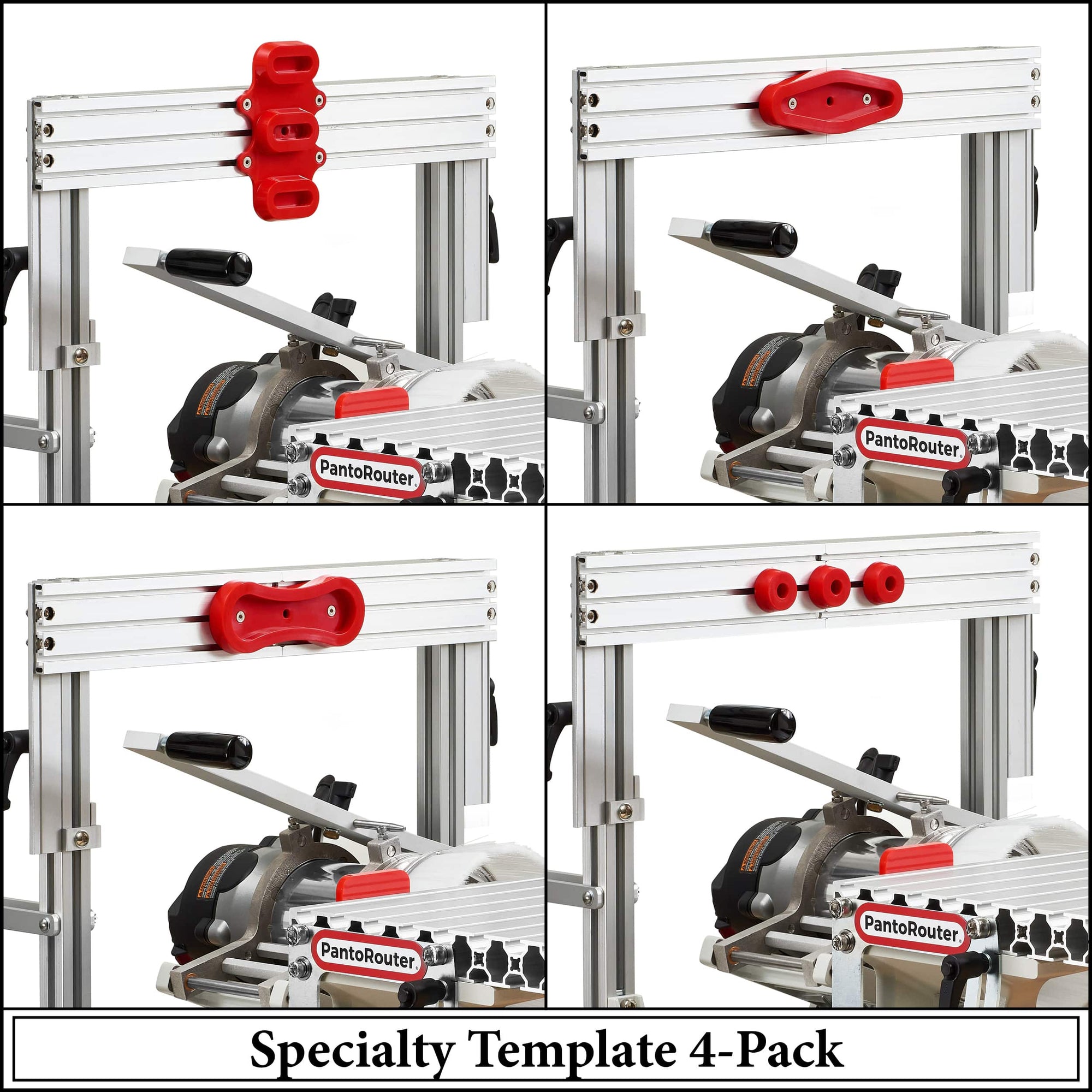 Specialty Template Set for PantoRouter - 4 Piece