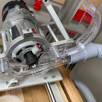 Dust Collection Hood Hinged with Brush for PantoRouter