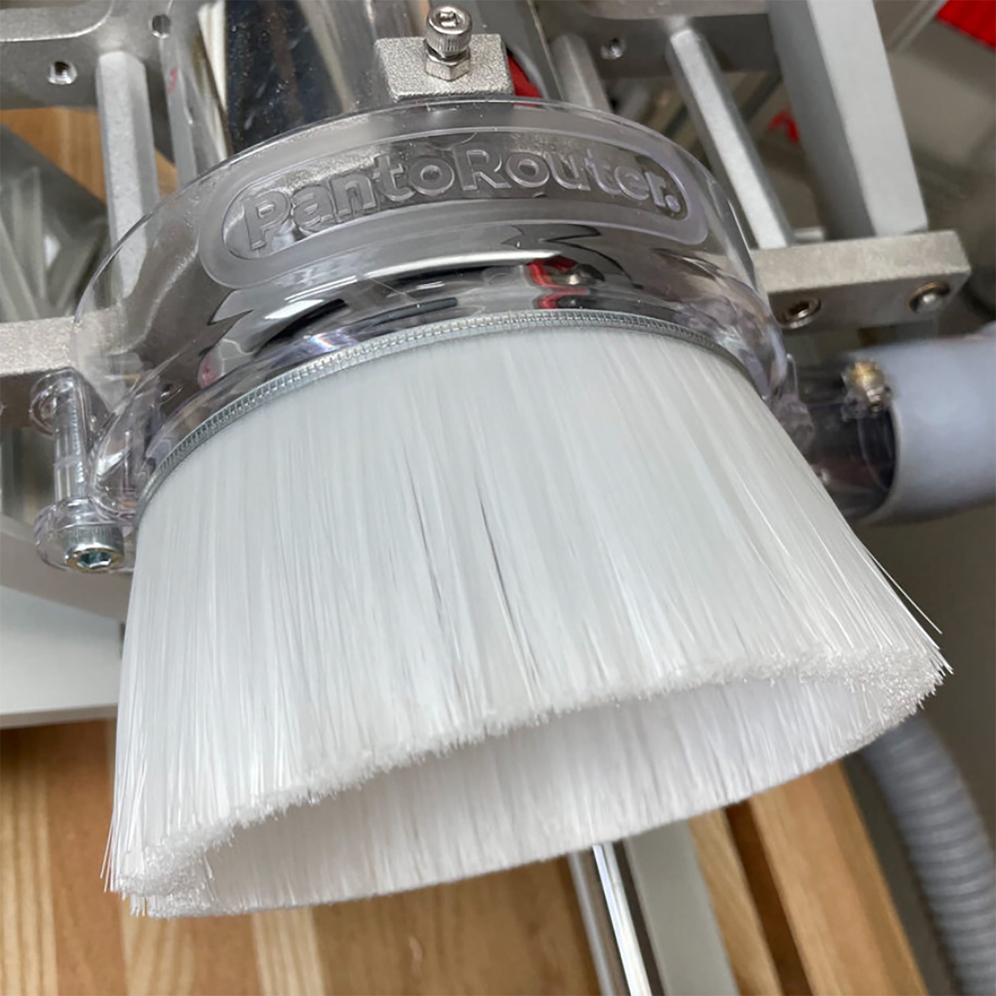 Dust Collection Hood Hinged with Brush for PantoRouter