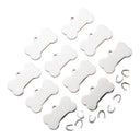 Engravable Bone Shaped Dog Tags - Stainless Steel - 10 Piece