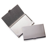 Engravable Metal Business Card Holders - Aluminum - 2 Piece