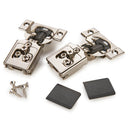 Premium Compact Clip Hinge for Face Frame Cabintes - 1/2" Overlay - 105 Degree with BLUMOTION - 1 Pair