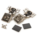 Premium Compact Clip Hinge for Face Frame Cabinets - 1" Overlay - 110 Degree with BLUMOTION - 1 Pair