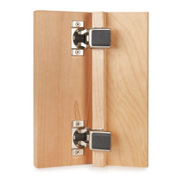 Premium Compact Clip - 1-1/4" Overlay Face Frame Hinge with Blumotion - Pair