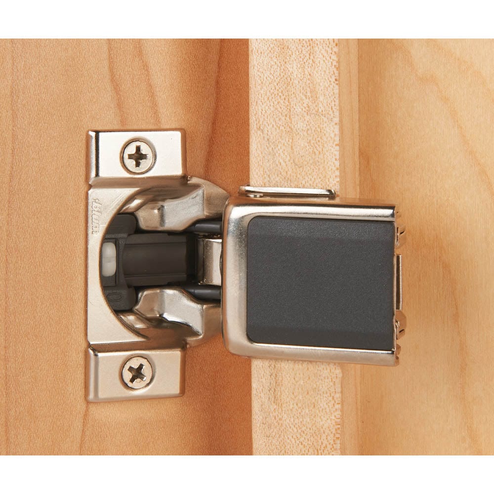 Premium Compact Clip - 1-1/4" Overlay Face Frame Hinge with Blumotion - Pair
