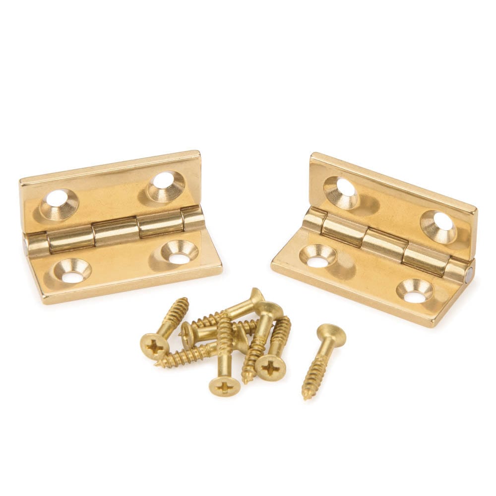Highpoint Brass Box Hinge for Jewelry or Keepsake Boxes | Woodcraft