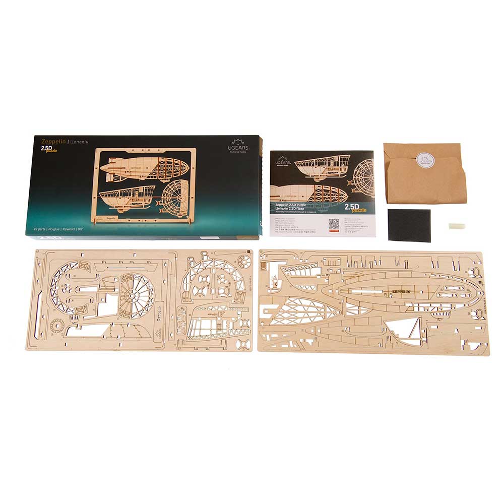 Zeppelin 2.5D Mechanical Puzzle Kit