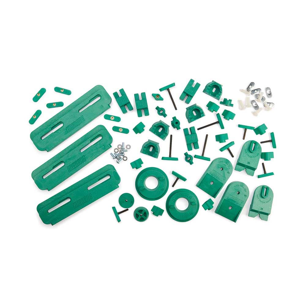 MICRO JIG MF-1004 Dado Stop Pro | All-in-One Kit For Perfect Dados, Box Joints & Inlays | Fits Any Standard Table Saw Blade