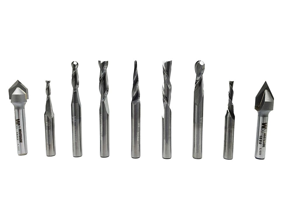 CNC General Purpose Router Bit Set - 9 Piece | Woodcraft