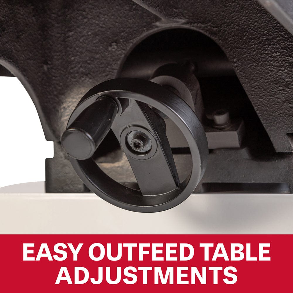 Jet Black 8" Helical Head Jointer 2HP, 1PH, 230V (JWJ-8HH-BLK)