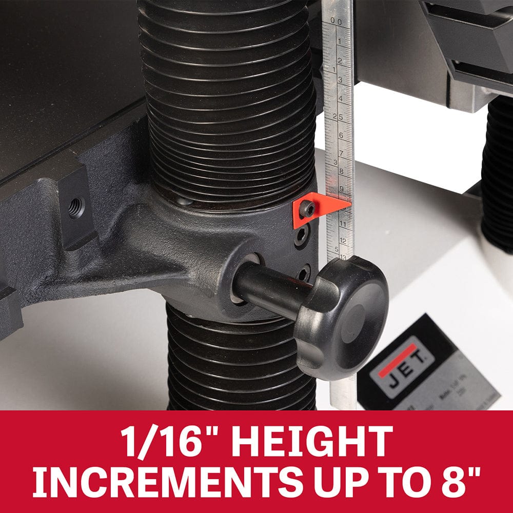 Jet Black 20" Helical Head Planer, 5HP, 1PH (JWP-208HH)