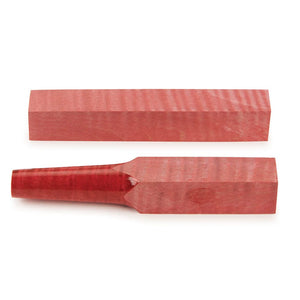 Stabilized & Dyed Curly Maple Pen Blank - 3/4