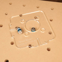 MFT Dog Hole Router Template - 20 mm