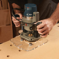 MFT Dog Hole Router Template - 20 mm