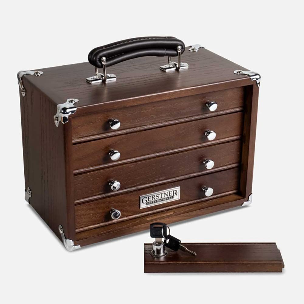 T12-D 4-Drawer Mini Chest- Dark Oak | Woodcraft
