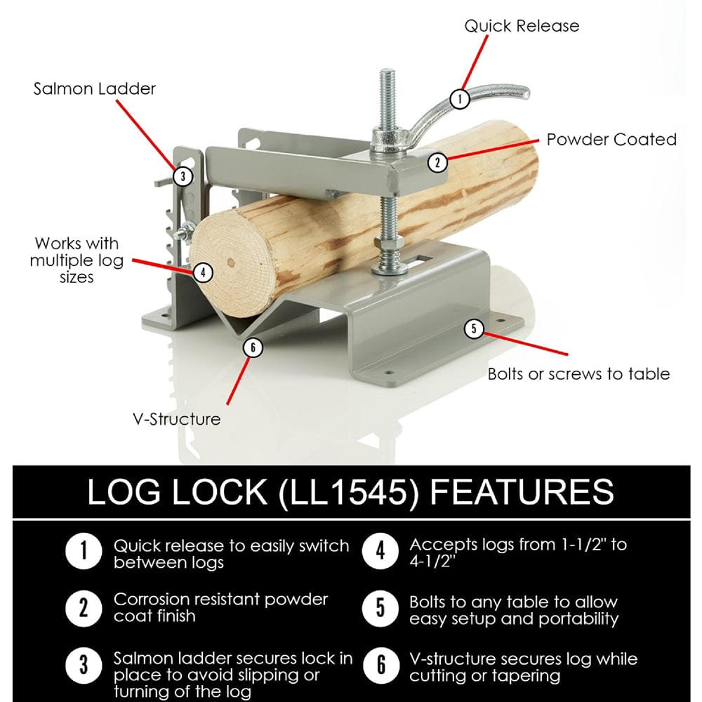 Heavy Duty Log Lock | Woodcraft