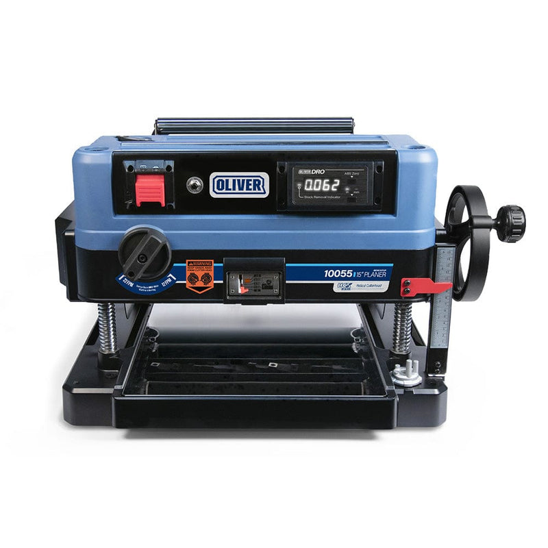 Oliver 15 inch Benchtop Planer with HCX Helical Cutterhead | Woodcraft