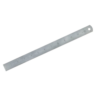 Center Finding Rule - Stainless Steel - 12"