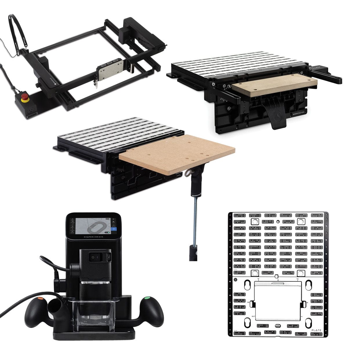 Shaper Origin CNC Router with Workstation, Plate, BenchPilot & Shelf ...
