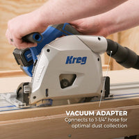 Ionic Drive 6-1/2" Plunge-Cut Track Saw Kit - 20V