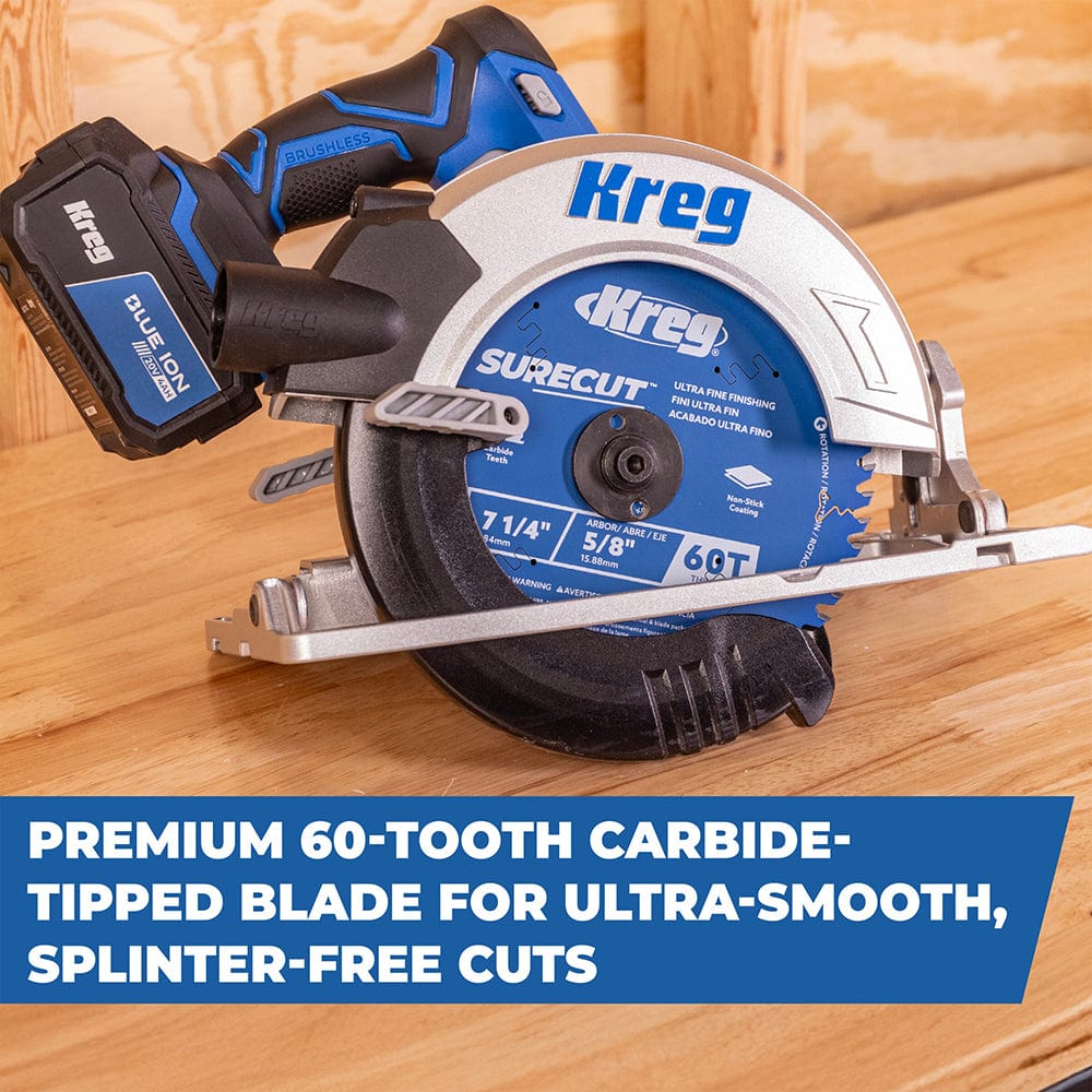 SureCut 7 ¼" 60-Tooth Ultra Fine Finishing Blade