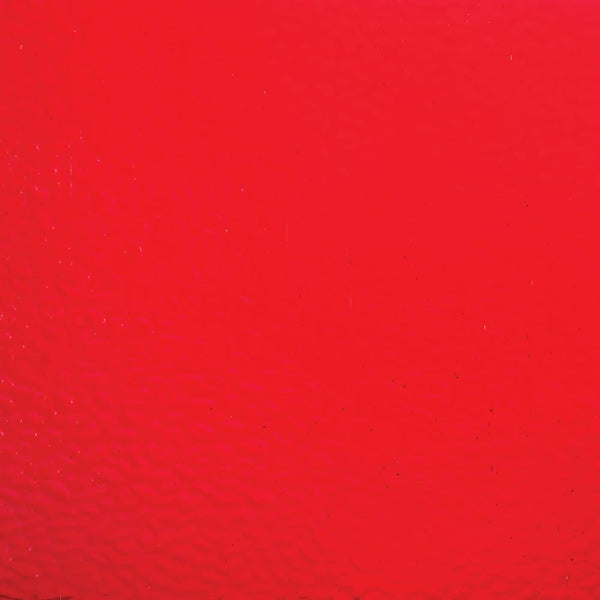 12" x 12" Stain Glass Panel – English Muffle Red Chestnut