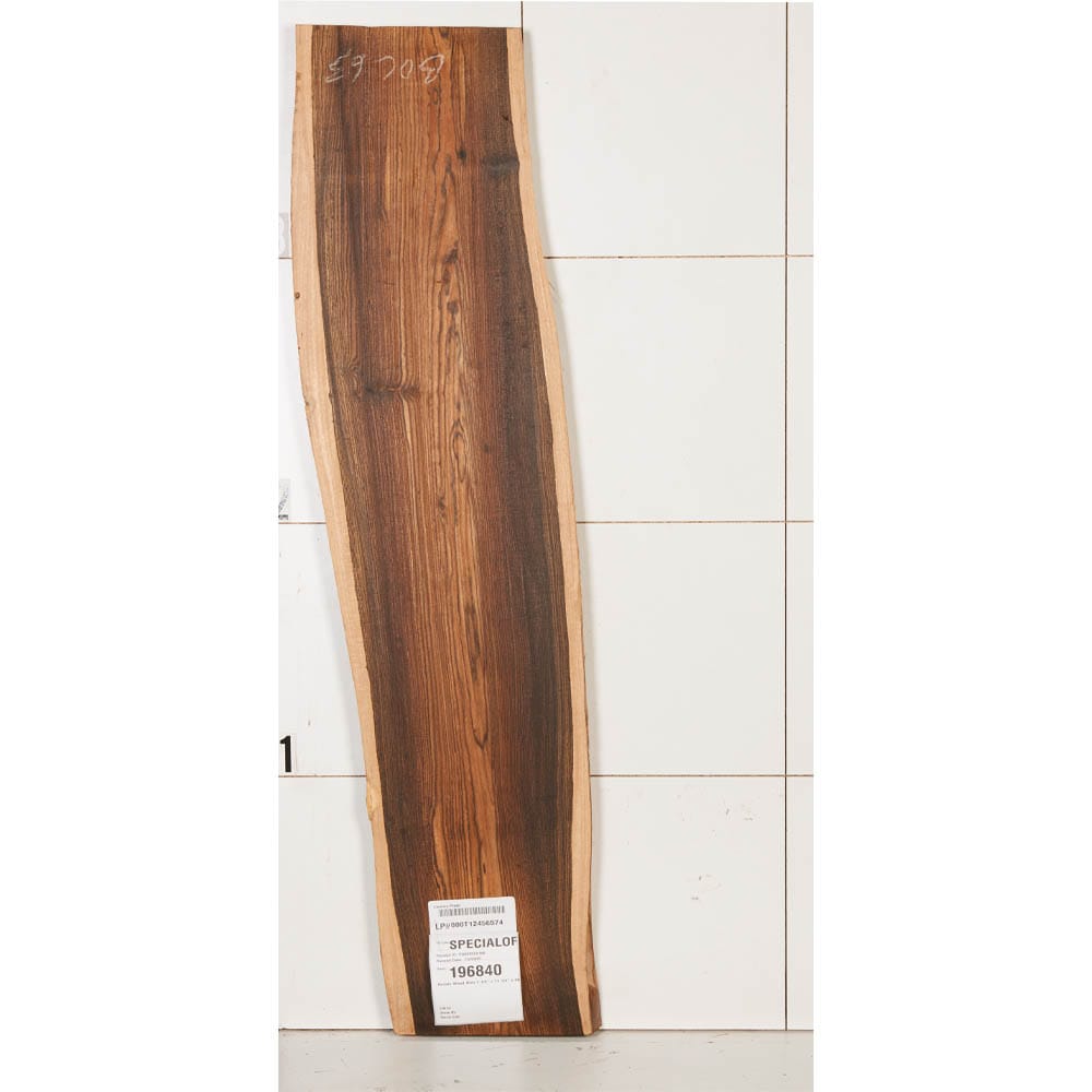 Bocote Wood Slab - 1-1/4" x 11-1/4" x 46"