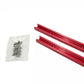 24" Universal Profile T-Track Kit- Red- 2 Piece