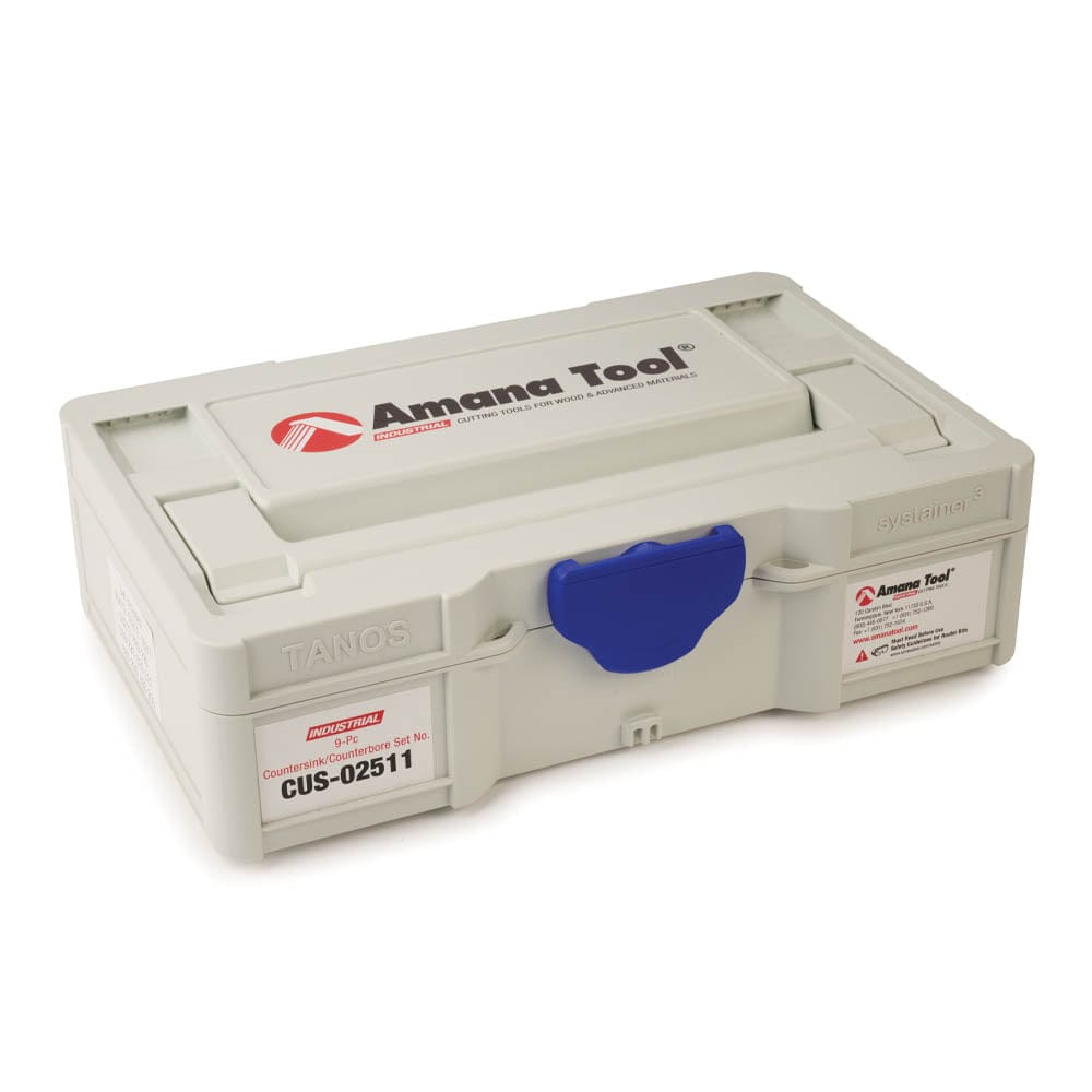 Countersink/Counterbore Set in Mini Systainer - 9 Piece