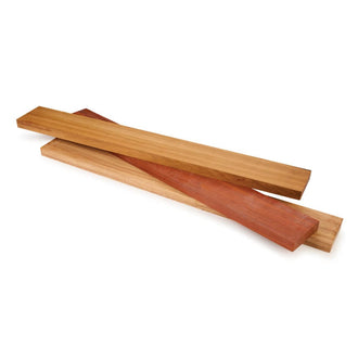 Macacauba, African Padauk, Goncalo Alves Thin Stock Assortment - 3/4