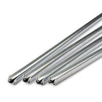 1/4" Zinc Edging for Stain Glass Projects - 36" Sticks - 4 Piece