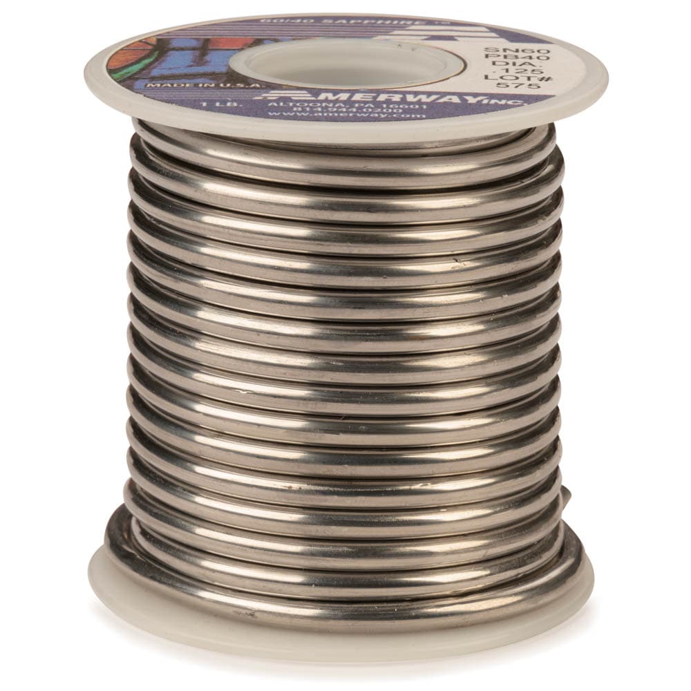 Sapphire 60/40 Solder for Stain Glass Projects
