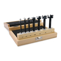 Forged Carbon Steel Forstner Bit Set – Imperial - 7 Piece