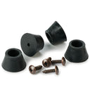 Rubber Feet with Screws - 17 mm x 10 mm - 4 Piece