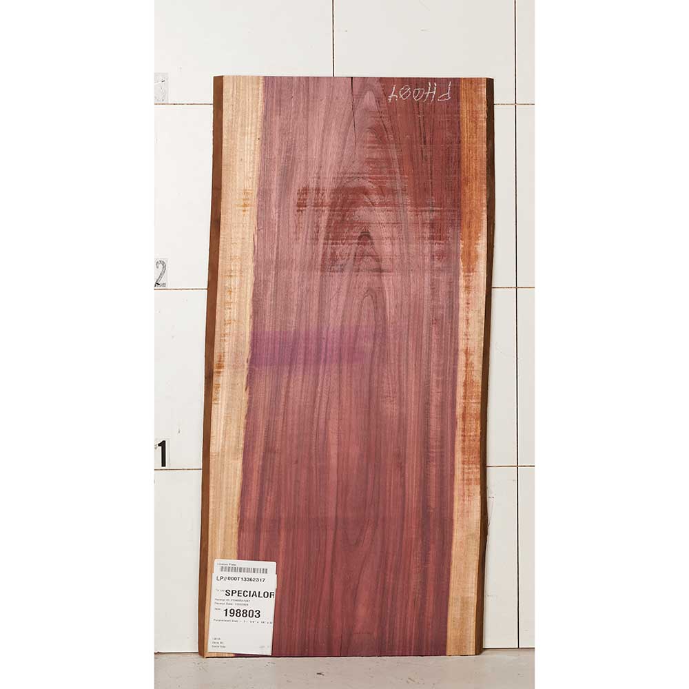 Purpleheart Slab - 1-1/4" x 19" x 38"