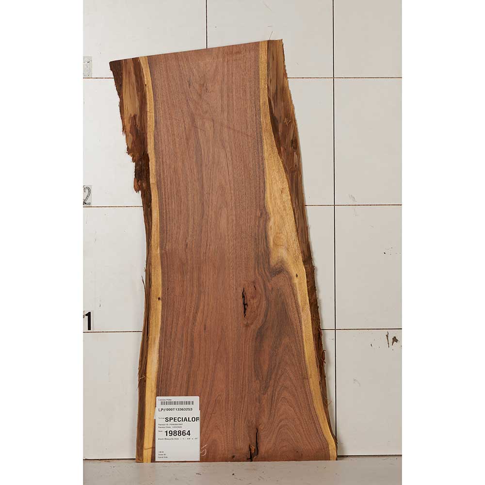 Black Mesquite Slab - 1-1/4" x 17" x 39"