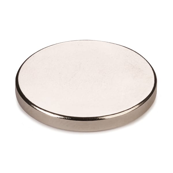 Rare-Earth Magnets - 1" Diameter x 1/8" Thick - 6 Piece Set