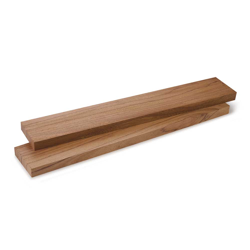 Red Zebrawood / Ebiara - 3/4" x 3" x 18" - 2 Piece Pack
