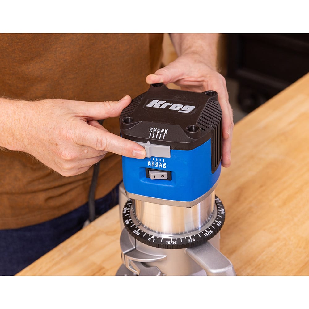 3-1/4 HP SureSpeed™ Fixed-Base Router