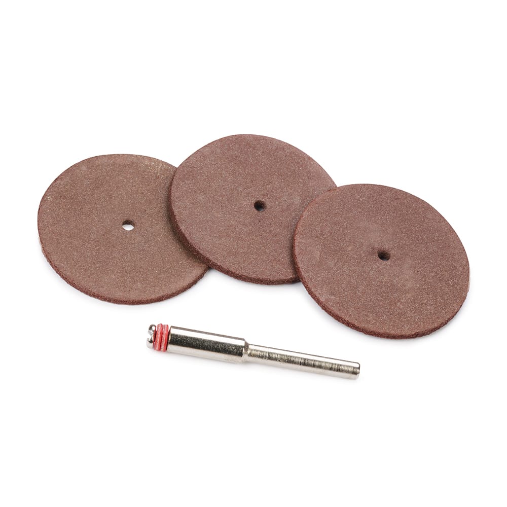 1-1/4" Cut Off Wheel - 1/8" Shank - 3 Piece