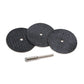 1-1/2" Reinforced Cut Off Wheel - 1/8" Shank - 3 Piece