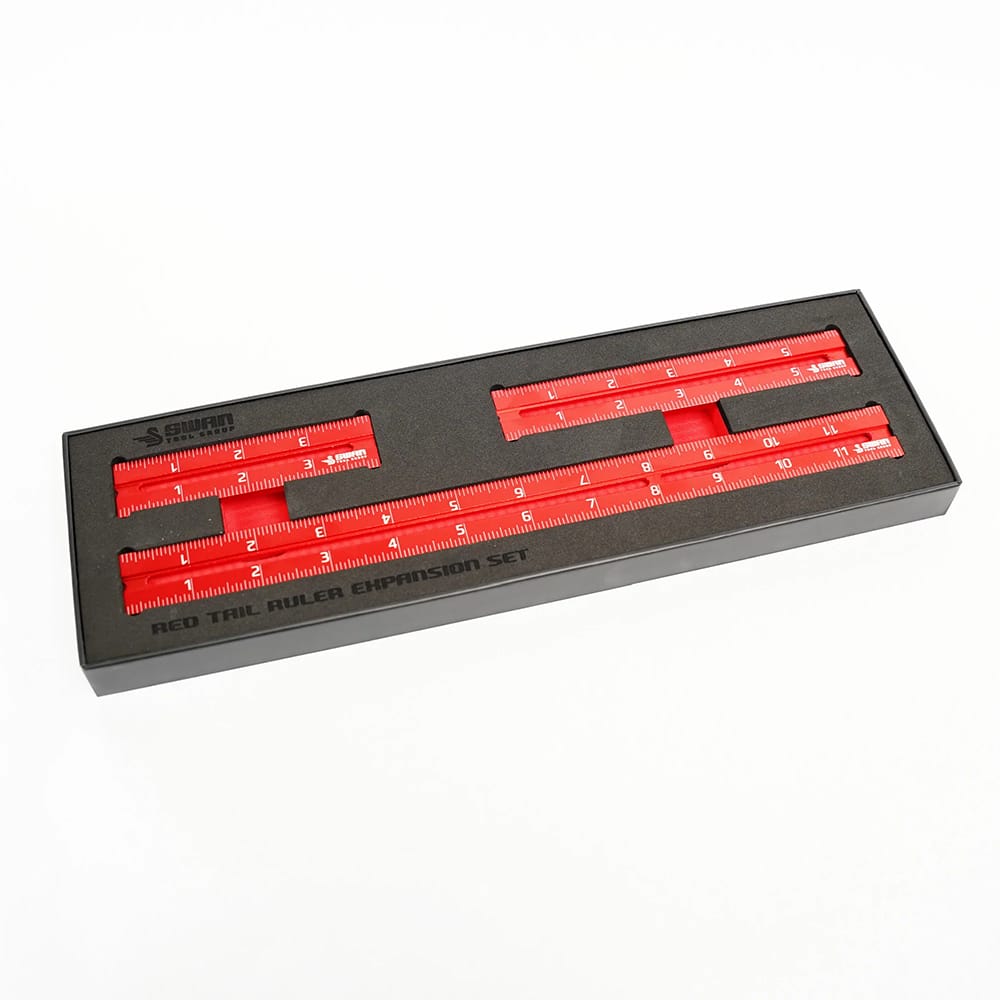 RED TAIL Ruler Set