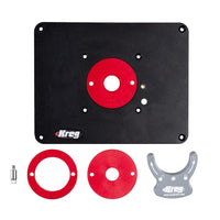 Precision Router Table Insert Plate - Predrilled for Kreg Routers